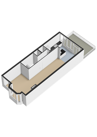 Floorplan - Antonie Duyckstraat, 2582 TJ The Hague